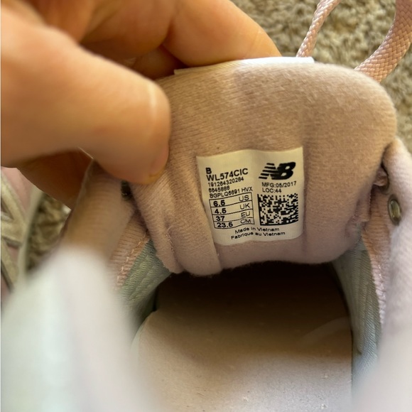 New balance 574 women’s pink suede - Picture 6 of 11